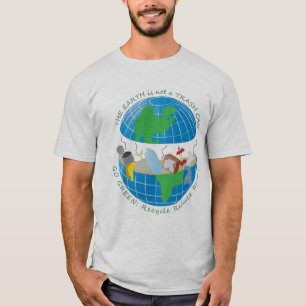 Camiseta A terra dos homens não é um t-shirt do balde do