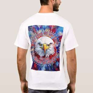 Camiseta A Terra Dos Livres A Casa Do Águia Vermelha Fogos 