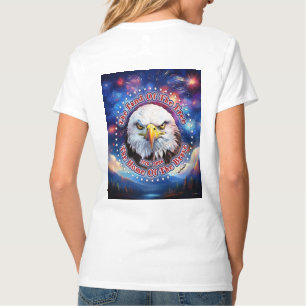 Camiseta A Terra Dos Livres Águia Marrom Fogos de Artifício