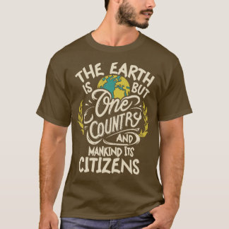 Camiseta A Terra é apenas um país, a Fé Bahai 1