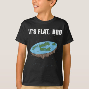 Camiseta A Terra é doação plana É uma parede de gelo