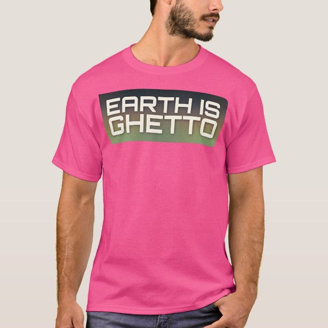 Camiseta A Terra É Gueto. (Frente)