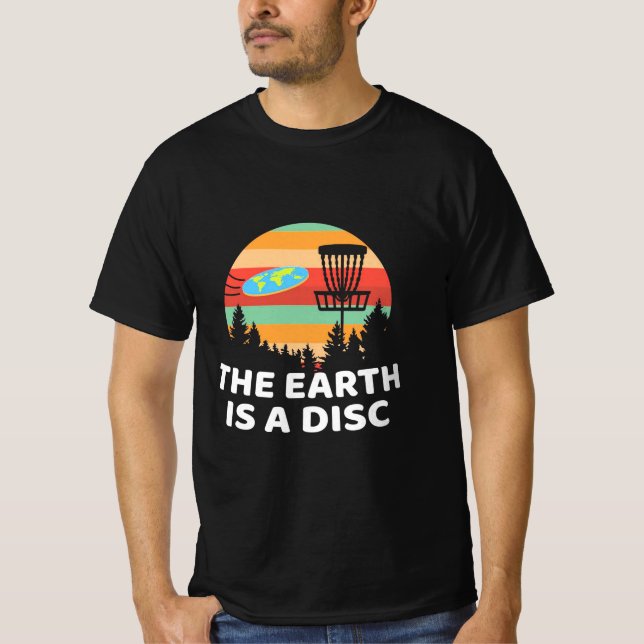 Camiseta A Terra É Um Golfe De Disco (Frente)