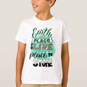 Camiseta A Terra É Um Lugar Para Não Ser Armazenado