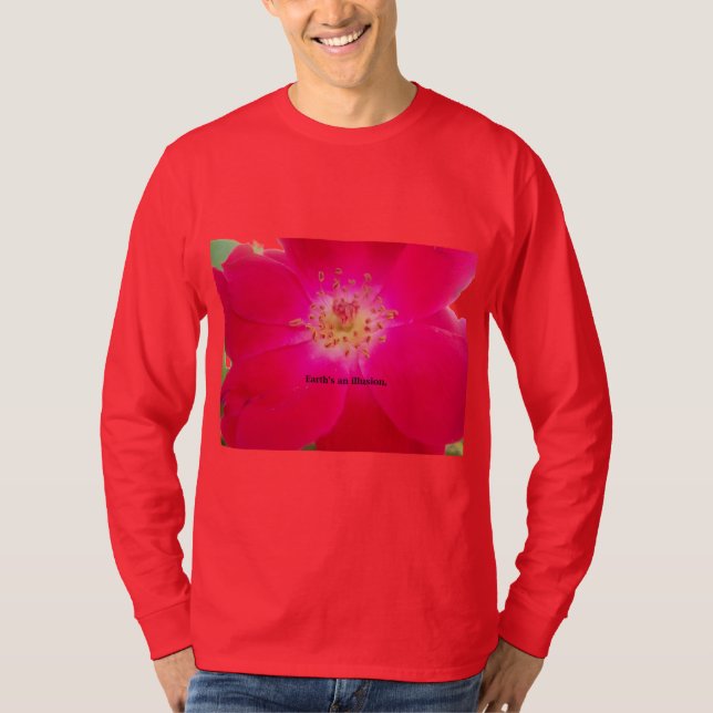 Camiseta A Terra é uma ilusão (Frente)