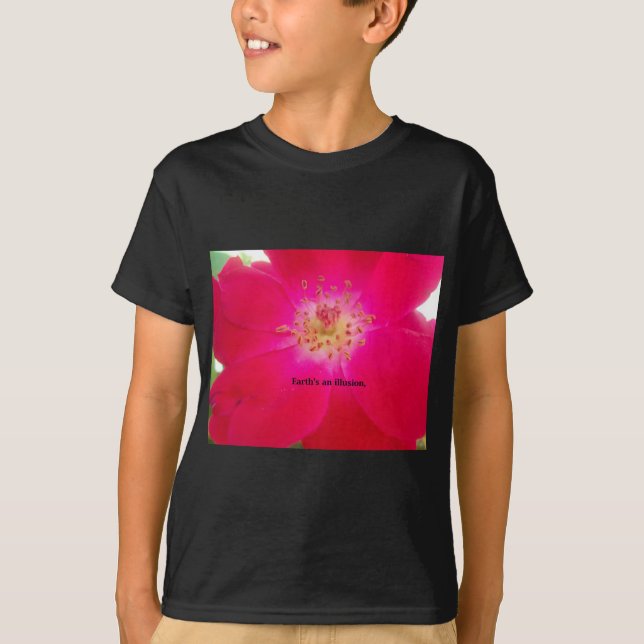 Camiseta A Terra é uma ilusão (Frente)