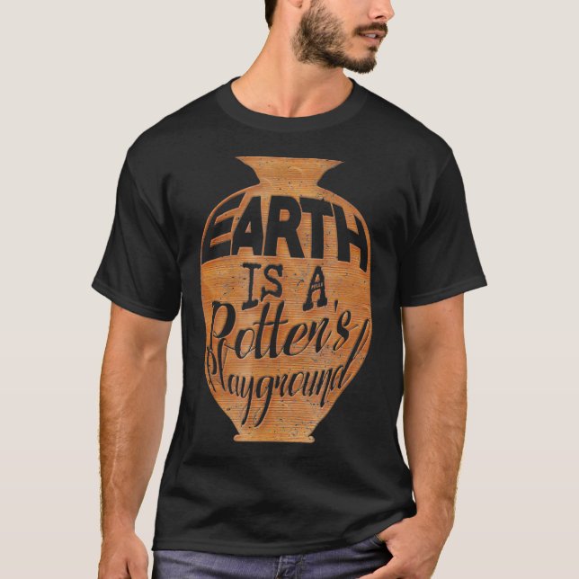 Camiseta A Terra É Uma Potência De Playground (Frente)