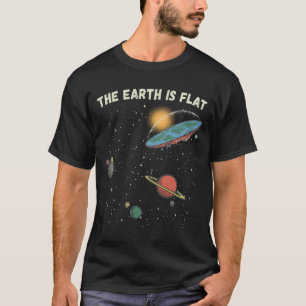 Camiseta A Terra É Uma Teoria Humorosa Flagrante