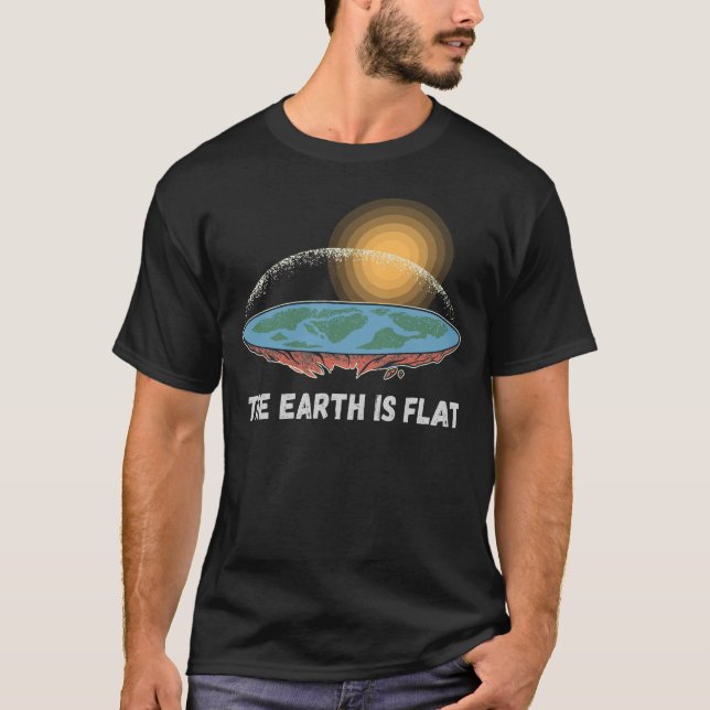 Camiseta A Terra É Uma Teoria Humorosa Flagrante (Frente)