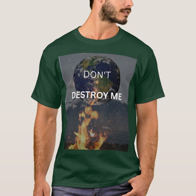 CAMISETA A TERRA ESTÁ CHORANDO. (Frente)