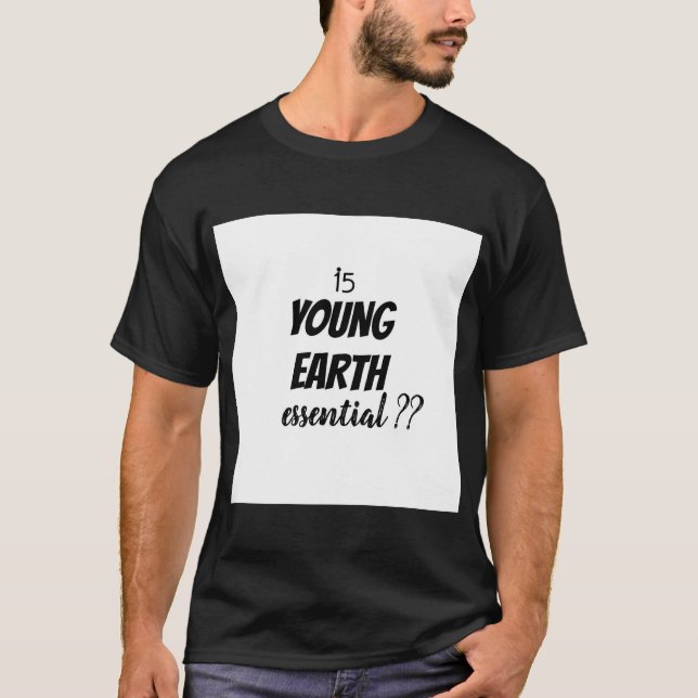Camiseta A Terra Jovem É Essencial? (Frente)