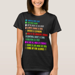 Camiseta A Terra Não É Gráfica Da Sociedade Plana Da Terra