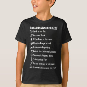 Camiseta A Terra Não É Plana Vacinas Funcionam Presente de