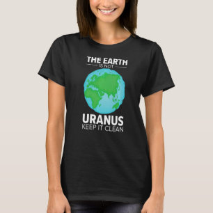 Camiseta A Terra Não É Um Terreno Plana Da Sociedade Urânic