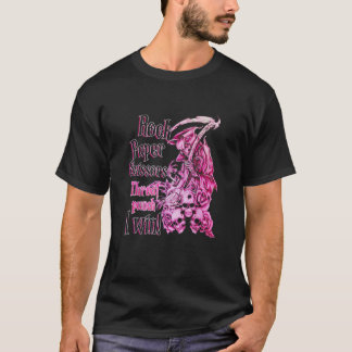 Camiseta A Tesoura De Papel Rock Dura Punch I Win Legal Sku