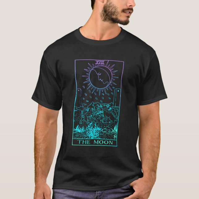Camiseta A Testemunha Do Cavaleiro-De-Tarot Da Lua (Frente)
