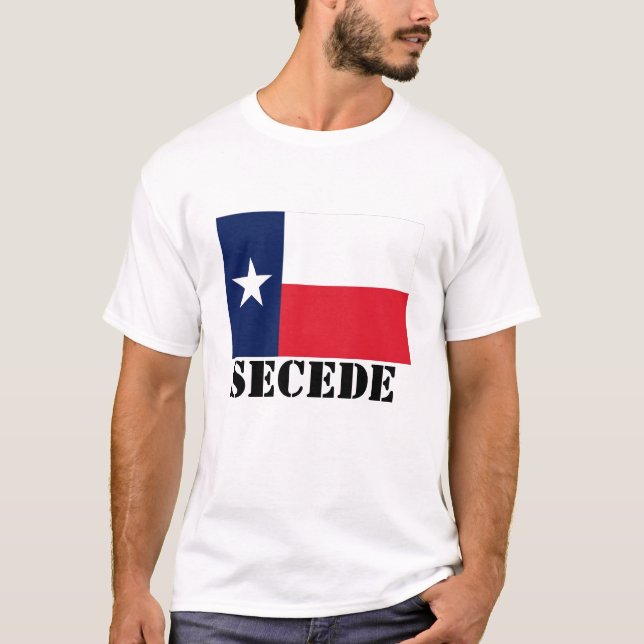 Camiseta A Texas-bandeira, SECEDE (Frente)