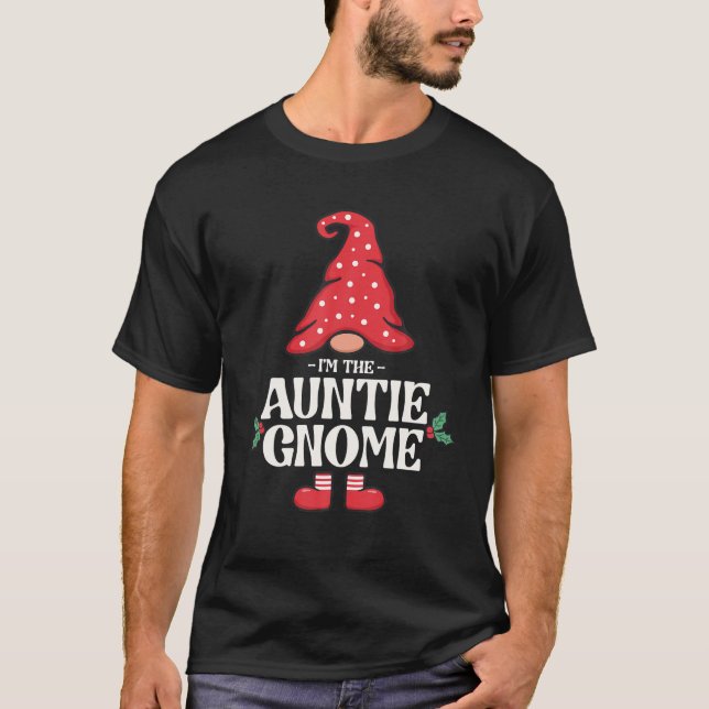 Camiseta A Tia Gnome Funny Family Matching Group (Frente)