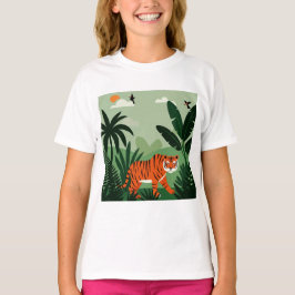 Camiseta A tiger in a tropical forest
