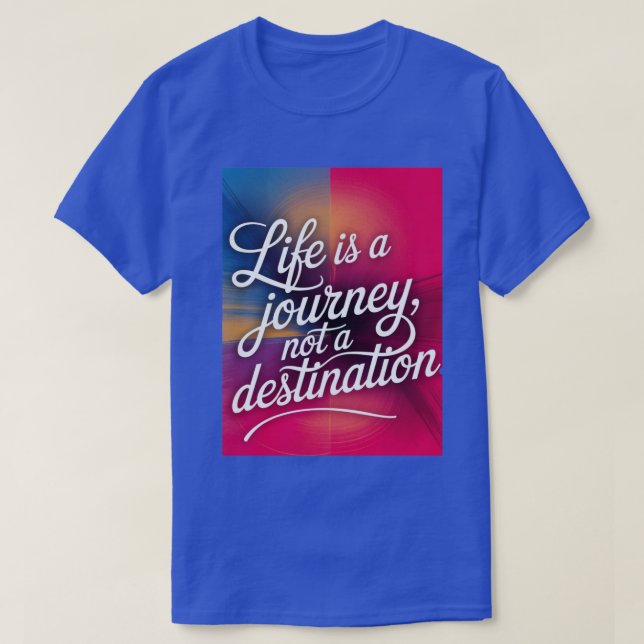 Camiseta A tipografia motivacional T-Shirt (Frente do Design)