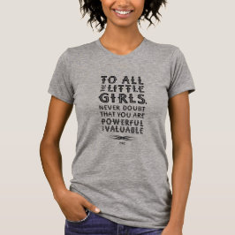 Camiseta A todas as meninas…