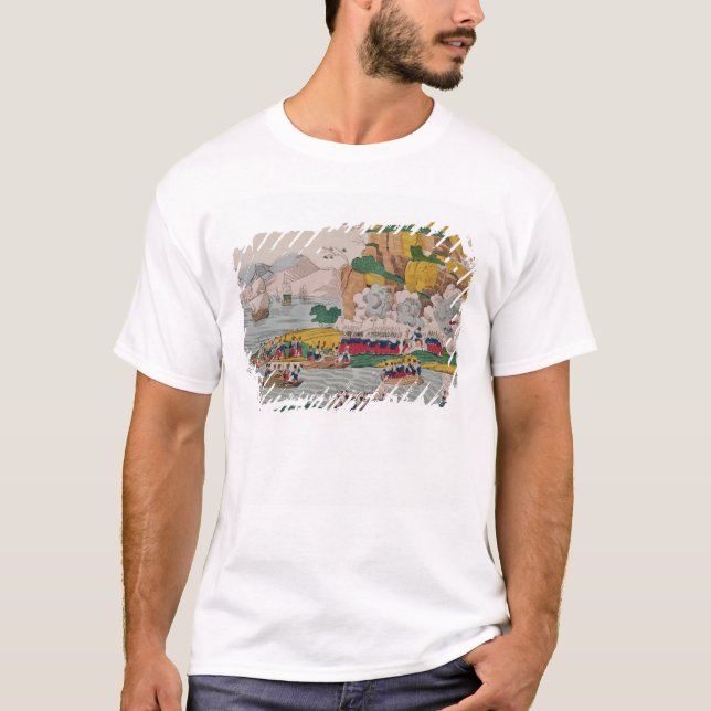 Camiseta A tomada de Argel pelo francês (Frente)