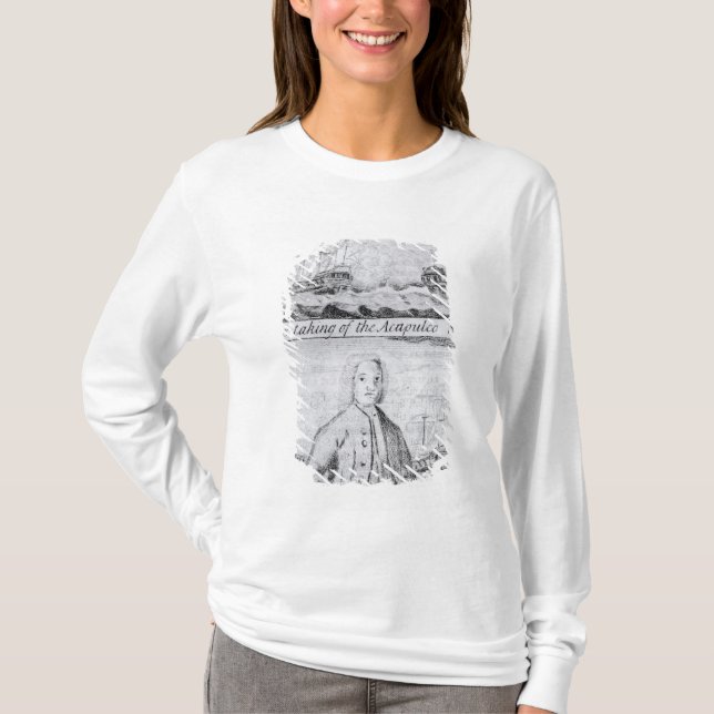 Camiseta A tomada do navio de Acapulco, o 20 de junho de (Frente)