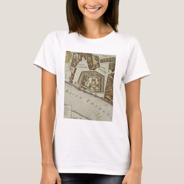 Camiseta A Torre e a Rua. Catherine, detalhes da Torre (Frente)