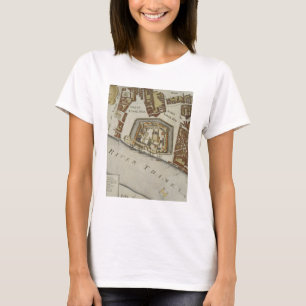 Camiseta A torre e o St. Catherine, detalhe da torre