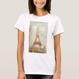 Camiseta A torre Eiffel por Georges Seurat