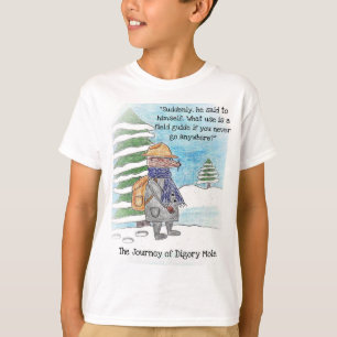 Camiseta A toupeira de Digory liga seu t-shirt da viagem