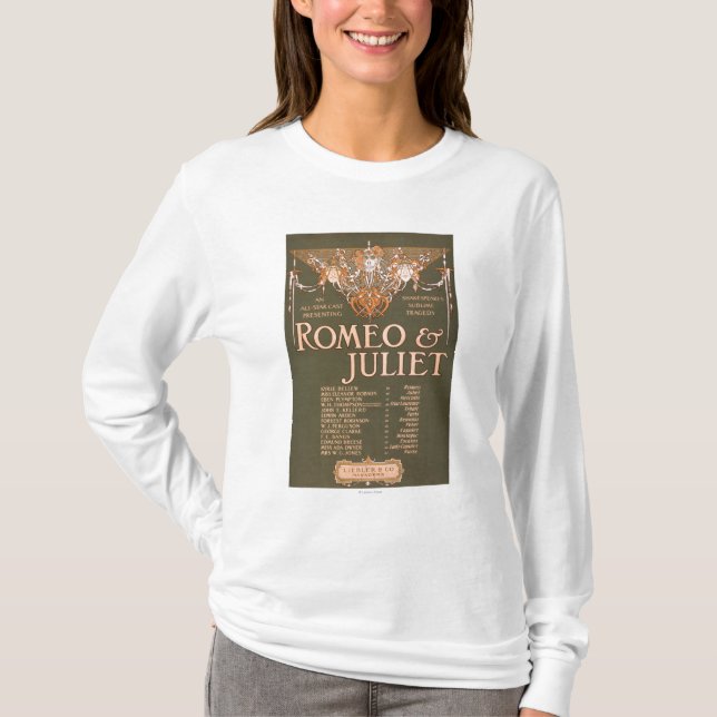 Camiseta A tragédia sublime "Romeo & Juliet " de Shakepeare (Frente)