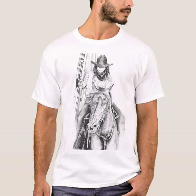 Camiseta A transportadora de bandeira (Frente)