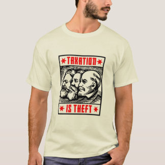 Camiseta A tributação é roubo - anti comunista