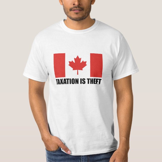 CAMISETA A TRIBUTAÇÃO É ROUBO - CANADÁ (Frente)