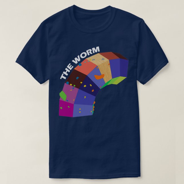 Camiseta A Trilagem WORM (Frente do Design)