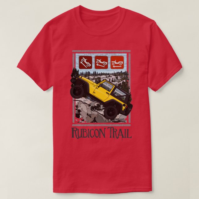Camiseta A trilha do Rubicon3 (Frente do Design)
