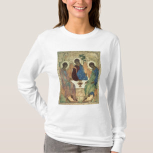 Camiseta A trindade santamente, 1420s (tempera no painel)