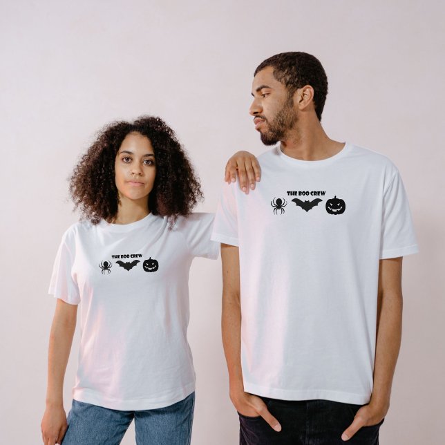 Camiseta A Tripulação - Aranha, Jack-o-lanterno, Bat (Criador carregado)