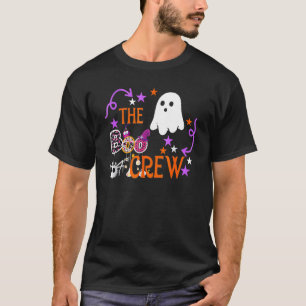 Camiseta A Tripulação do Boo Halloween Costume Spiders Ghos