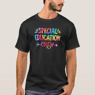 Camiseta A Tripulação Especial De Educação Tie Dye Voltou P