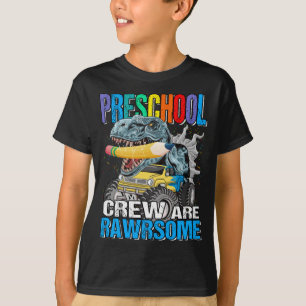 Camiseta A Tripulação Pré-Escolar É Um Caminhão Monstr
