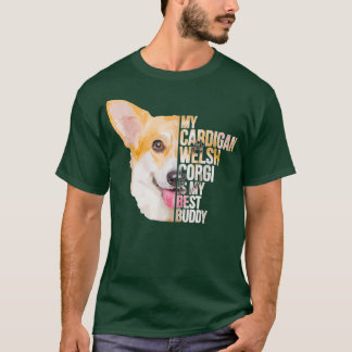 Camiseta A True Friend cardigan welsh corgi Tshirt Gifts Do
