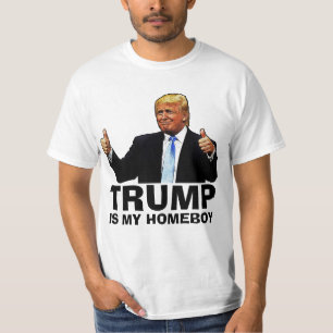 Camiseta A TRUMP É A MINHA T-Shirts FICAR EM CASA 2024