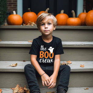 Camiseta A Turma do Boo Laranja Fantasias de Halloween Famí