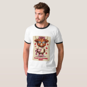 Camiseta A Turma Está Silenciosa   Citação de Atitude Elega