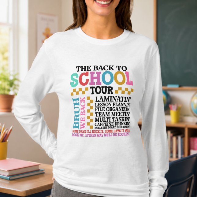 Camiseta A Turnê de Volta às Aulas (The Back to School Tour T-Shirt)