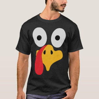 Camiseta A Turquia Bonita Cai no Dia de Ação de Graças