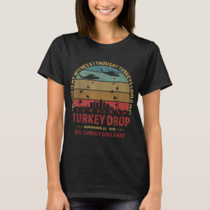Camiseta A Turquia De Ação De Graças Cai Como Deus É Minha