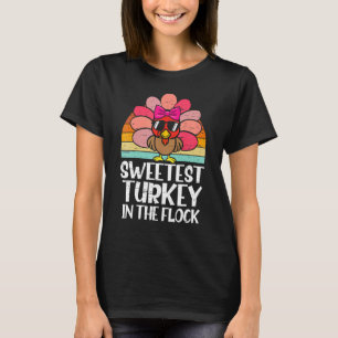 Camiseta A Turquia Mais Doce Do Bando Garota Toddler Graças